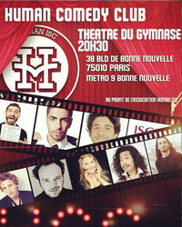 affiche du Human Comedy Club 2013