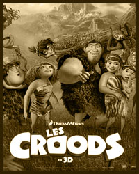 affiche du film d'animation les croods