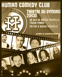 affiche du Human Comedy Club 2013